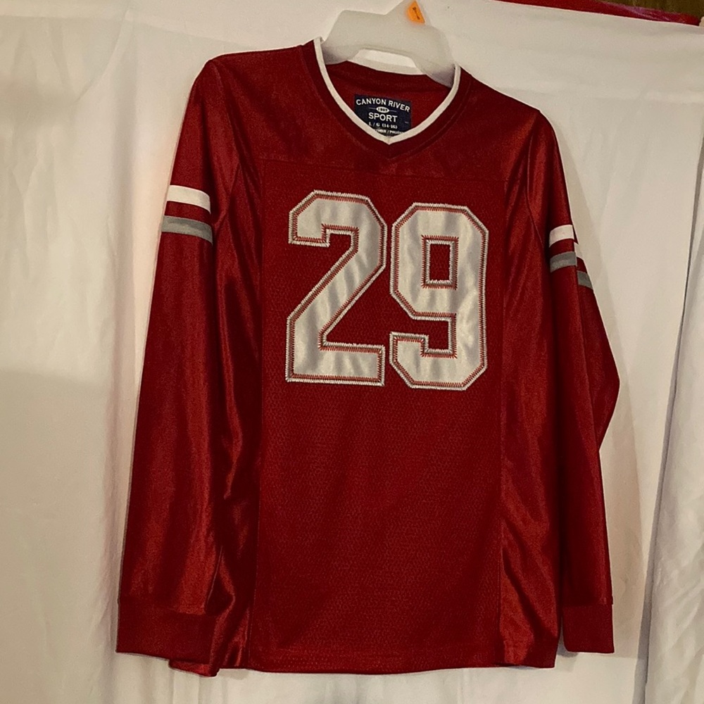 Canyon River Boys Size  L/G 14/16 Long Sleeve Shirt Jersey